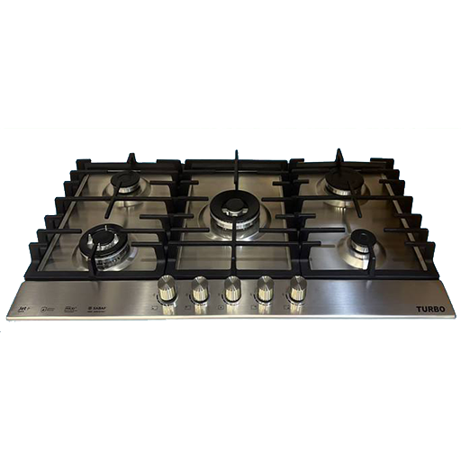 مشخصات گاز صفحه ای ۵ شعله (۲شعله بزرگ) توربو استفاده آسان - هوشمند - سریع Stainless steel plate stove مدل دستگاه 9060-SA نوع طراحی : صفحه ای تمام استیل ۵ شعله ( ۲ شعله بزرگ ) ابعاد اجاق گاز 50 * 90 سانتیمتر مجهز به سیستم ایمنی ( ترموکوپل ) مجهز به سیستم جرقه زن جنس بدنه استیل ضد زنگ دارای رده مصرفی انرژی A دارای سیستم قطع کن خودکار گاز دارای بهترین کیفیت ساخت با طول عمر بالا