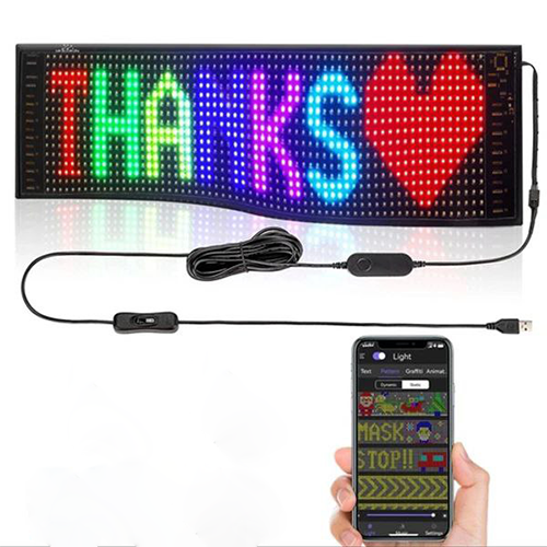 پنل منعطف LED برای خودرو Flexible LED Car Screen